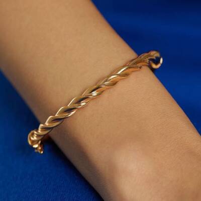 22 Ayar Burma Kelepçe Bilezik - 1