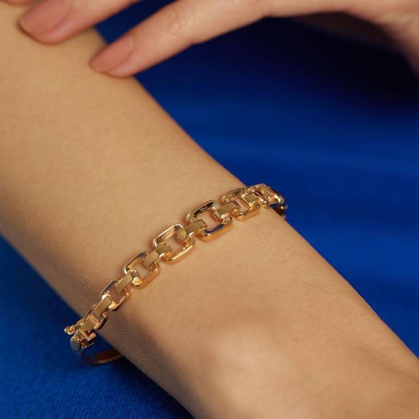 22 Ayar Fizyon Zincir Bileklik - Semih Haşhaş Kuyumculuk