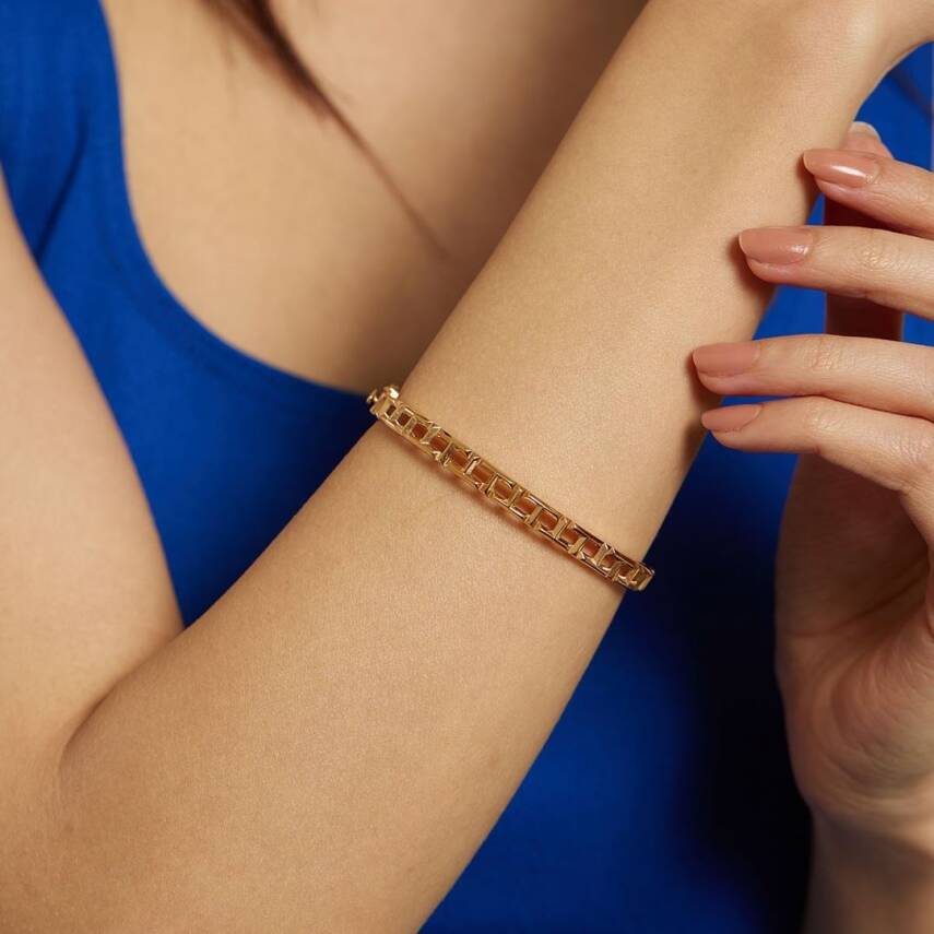 22 Ayar Kareli Kelepçe Bilezik - Semih Haşhaş Kuyumculuk