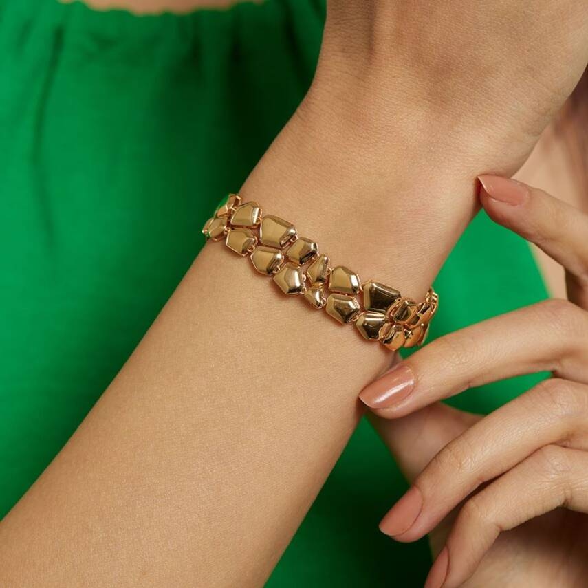 22 Ayar Petek Desenli Bileklik - Semih Haşhaş Kuyumculuk (1)