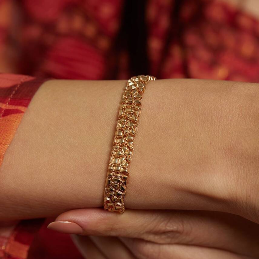 22 Ayar Petek Desenli Bileklik - Semih Haşhaş Kuyumculuk (1)