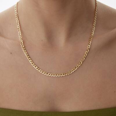 Altın 4 mm Gurmet Zincir - 2