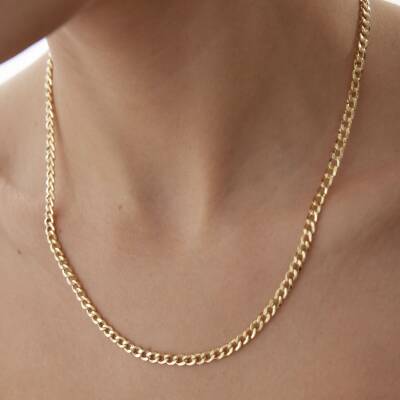 Altın 4 mm Gurmet Zincir - 3