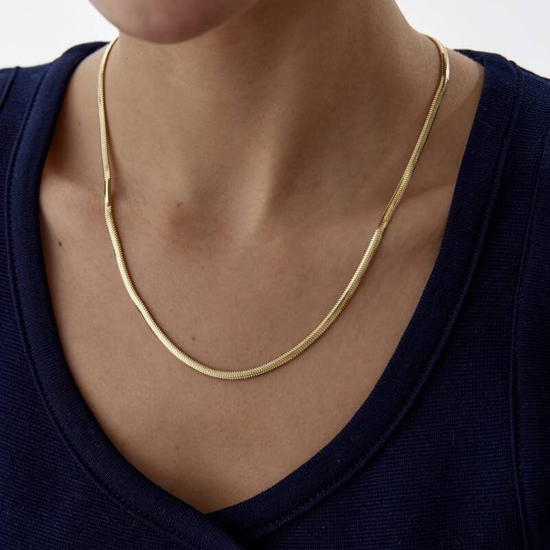 Altın 5.30 mm Balıksırtı Zincir - Semih Haşhaş Kuyumculuk