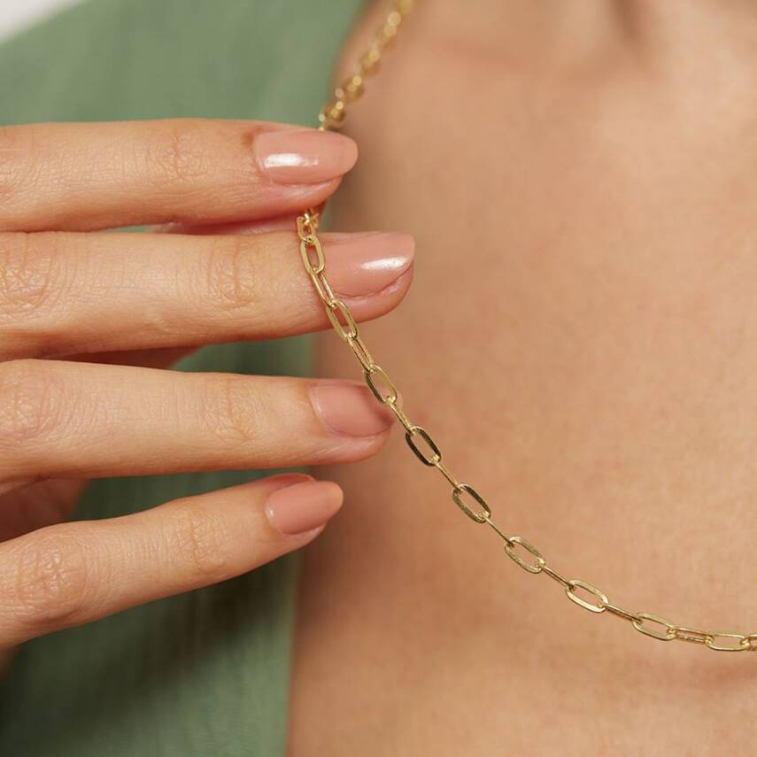 Altın Ataç Zincir Kolye - Semih Haşhaş Kuyumculuk (1)