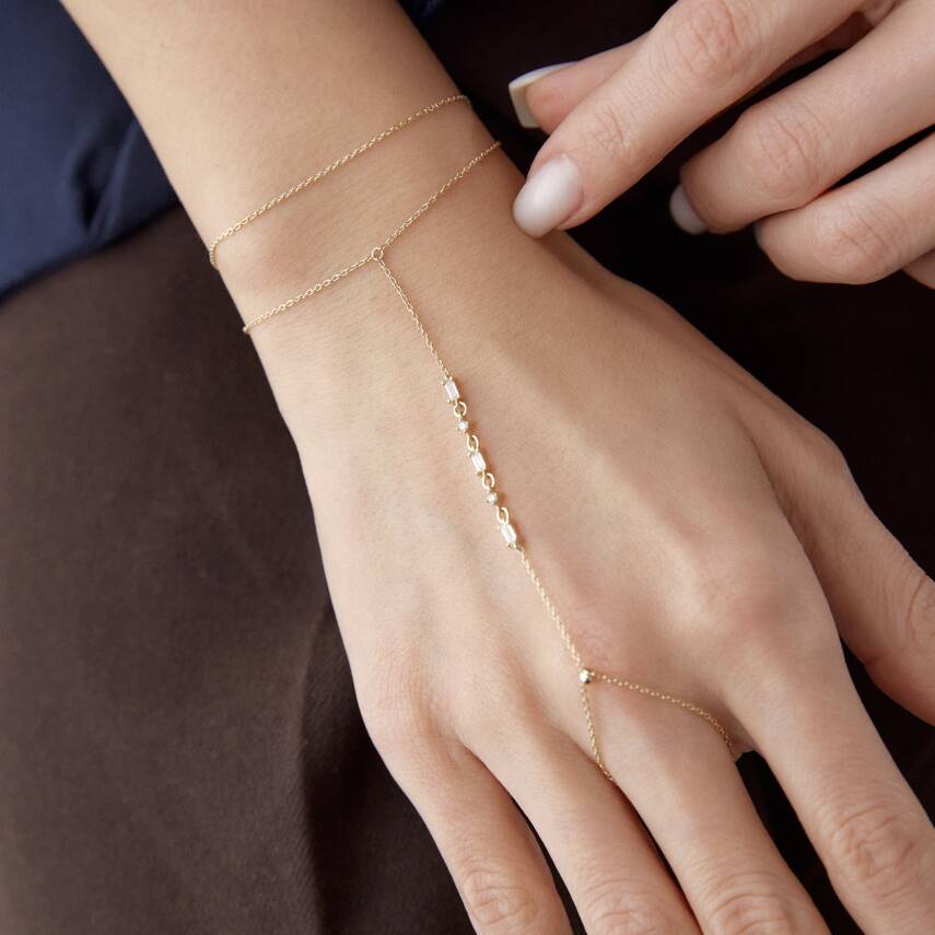 Altın Baget Taşlı Şahmeran - Semih Haşhaş Kuyumculuk (1)