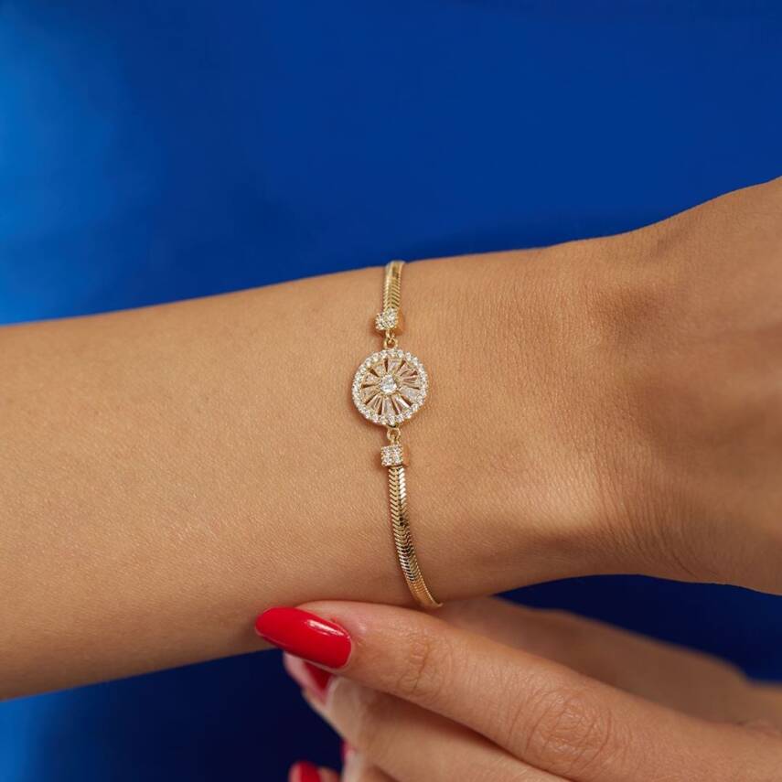 Altın Balıksırtı Trapez Bileklik - Semih Haşhaş Kuyumculuk