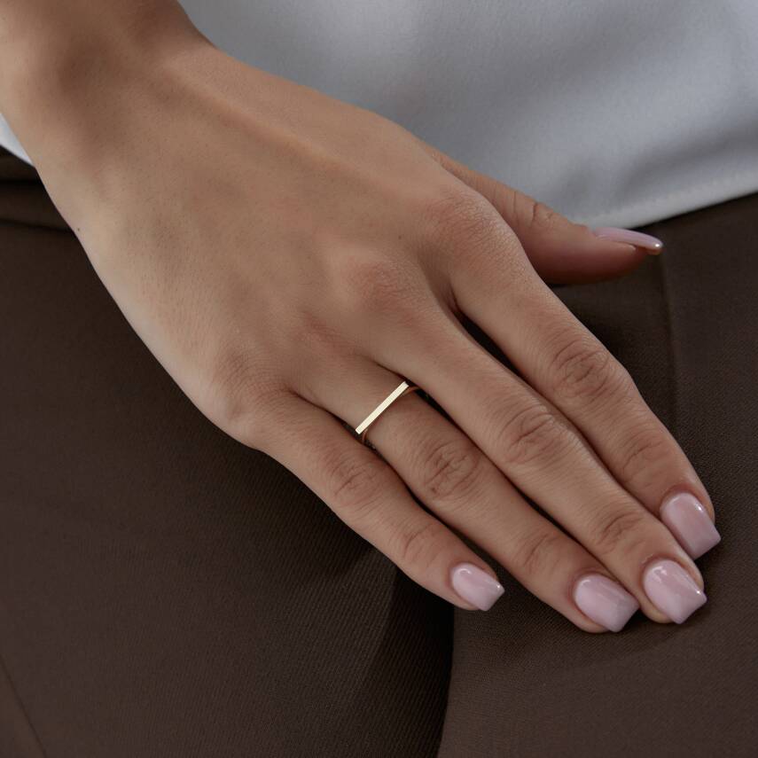 Altın Çizgi Yüzük - Semih Haşhaş Kuyumculuk (1)