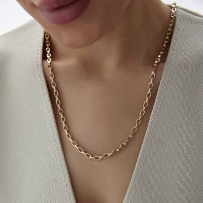 Altın Halka Ataş Zincir - 1