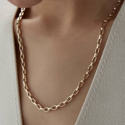 Altın Halka Ataş Zincir - 2