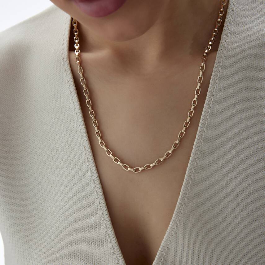 Altın Halka Ataş Zincir - 3