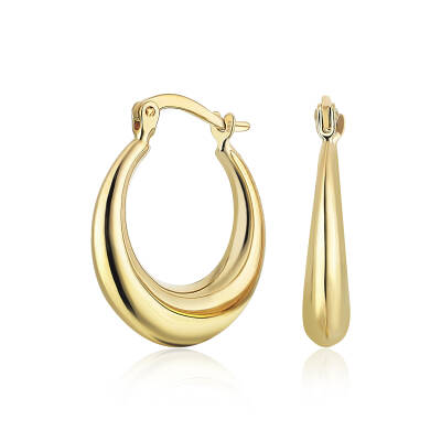 Altın Hilal Küpe - 1