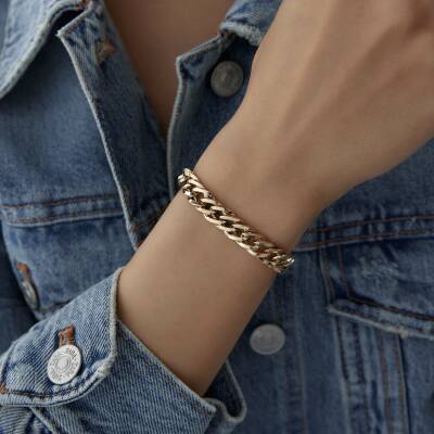 Altın İki Renkli Hallow Bileklik - 2