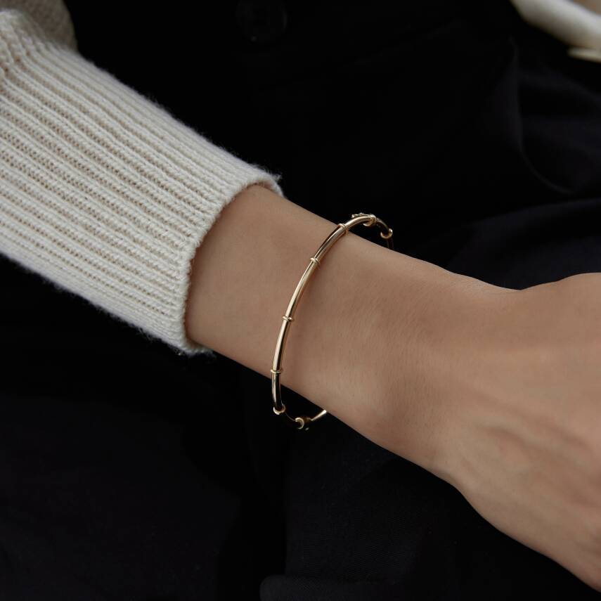 Altın Kemik Kelepçe - Semih Haşhaş Kuyumculuk