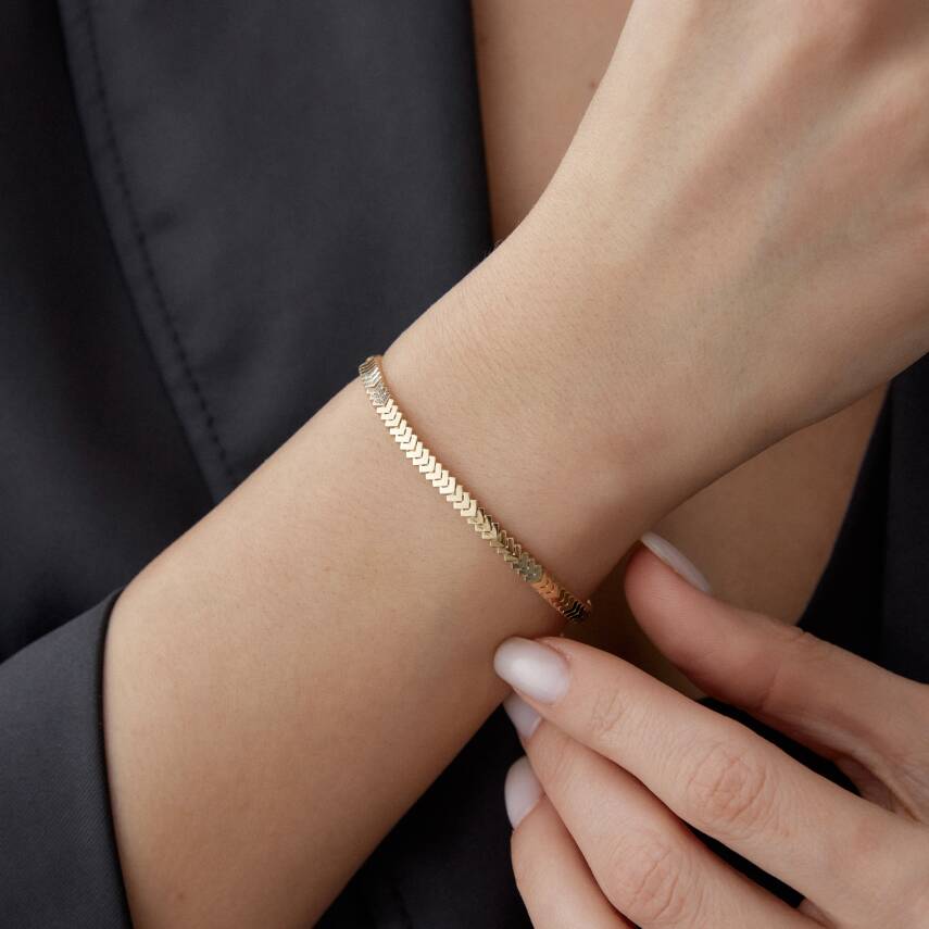 Altın Kılçık Bileklik - 1