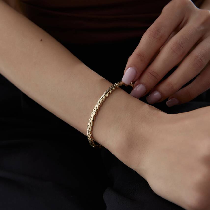 Altın Kılçık Kelepçe - Semih Haşhaş Kuyumculuk