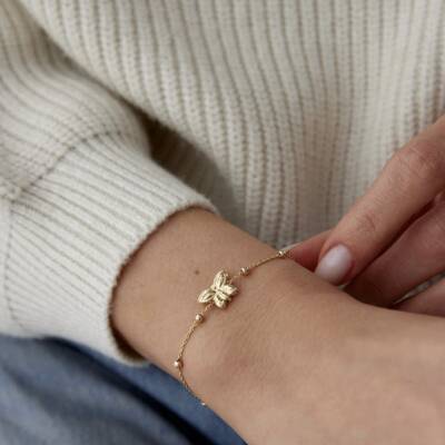 Altın Minimal Yusufçuk Bileklik - 2