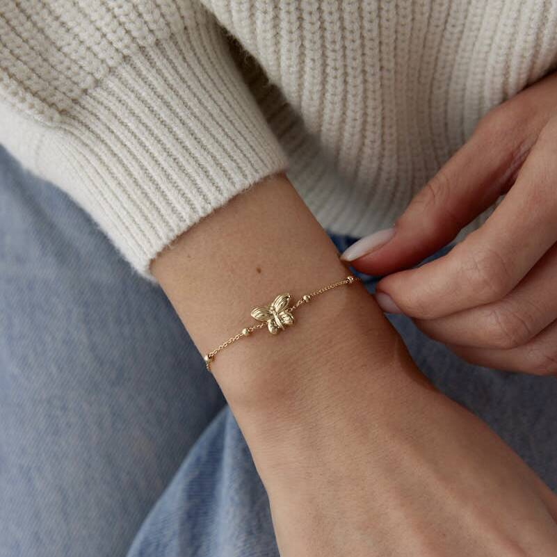 Altın Minimal Yusufçuk Bileklik - 3