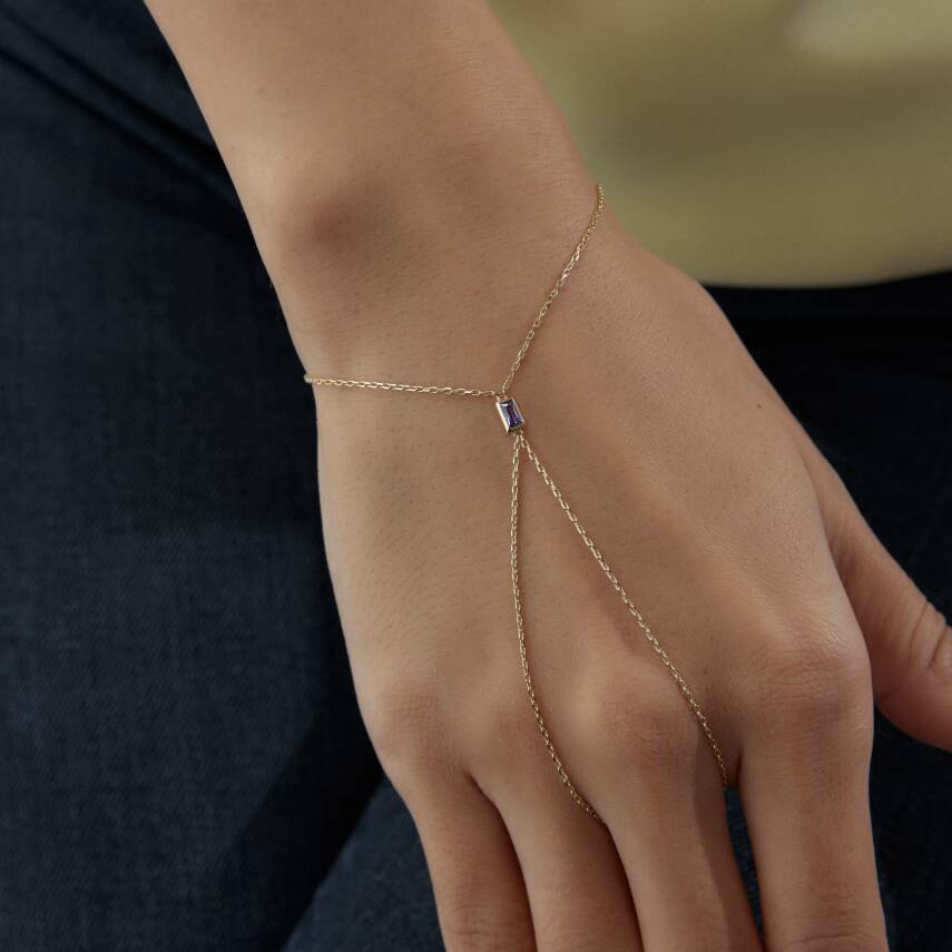 Altın Mor Baget Taşlı Şahmeran - Semih Haşhaş Kuyumculuk (1)