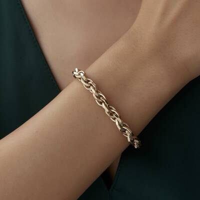 Altın Örgü Hallow Bileklik - 3