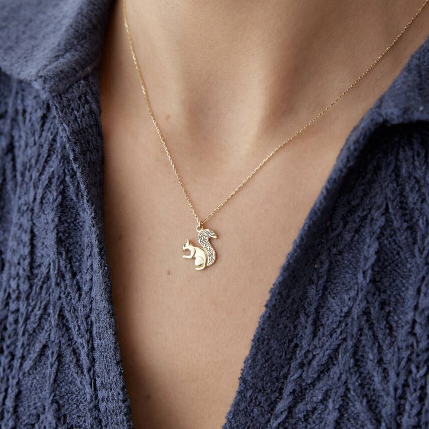 Altın Sincap Kolye - Semih Haşhaş Kuyumculuk