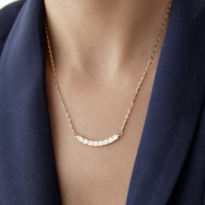 Altın Su Yolu Kolye - 1