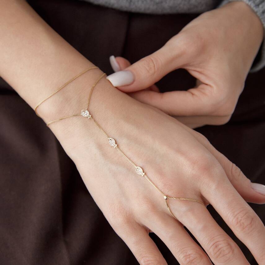 Altın Taşlı Balık Şahmeran - Semih Haşhaş Kuyumculuk (1)