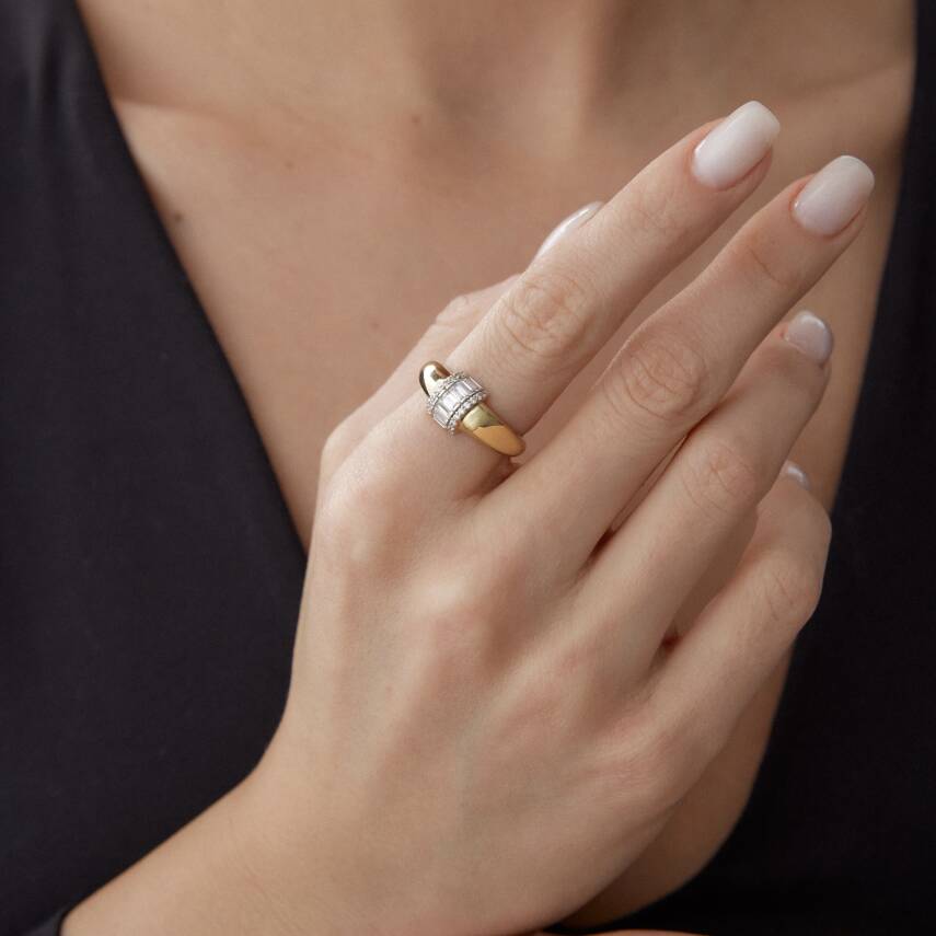 Altın Taşlı Boğum Yüzük - Semih Haşhaş Kuyumculuk (1)