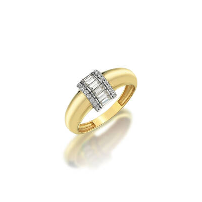 Altın Taşlı Boğum Yüzük - 3