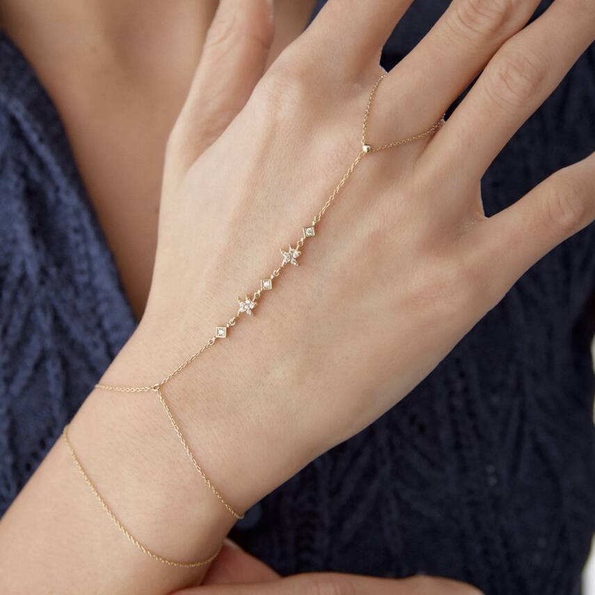 Altın Taşlı Deniz Yıldızı Şahmeran - Semih Haşhaş Kuyumculuk