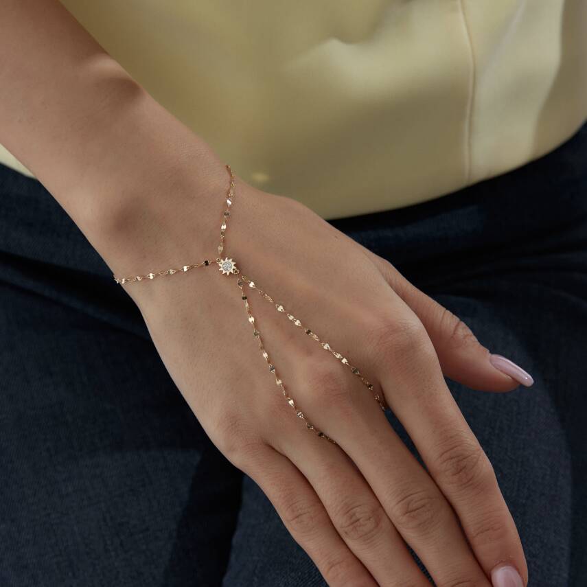 Altın Taşlı Güneş Şahmeran - Semih Haşhaş Kuyumculuk (1)