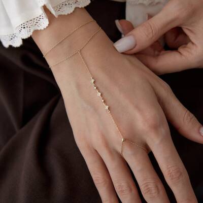 Altın Taşlı Kare Şahmeran - 2