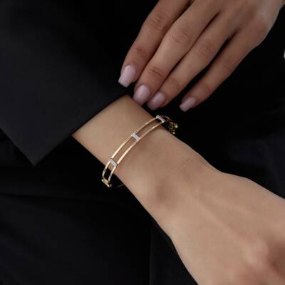 Altın Taşlı Kelepçe - 1