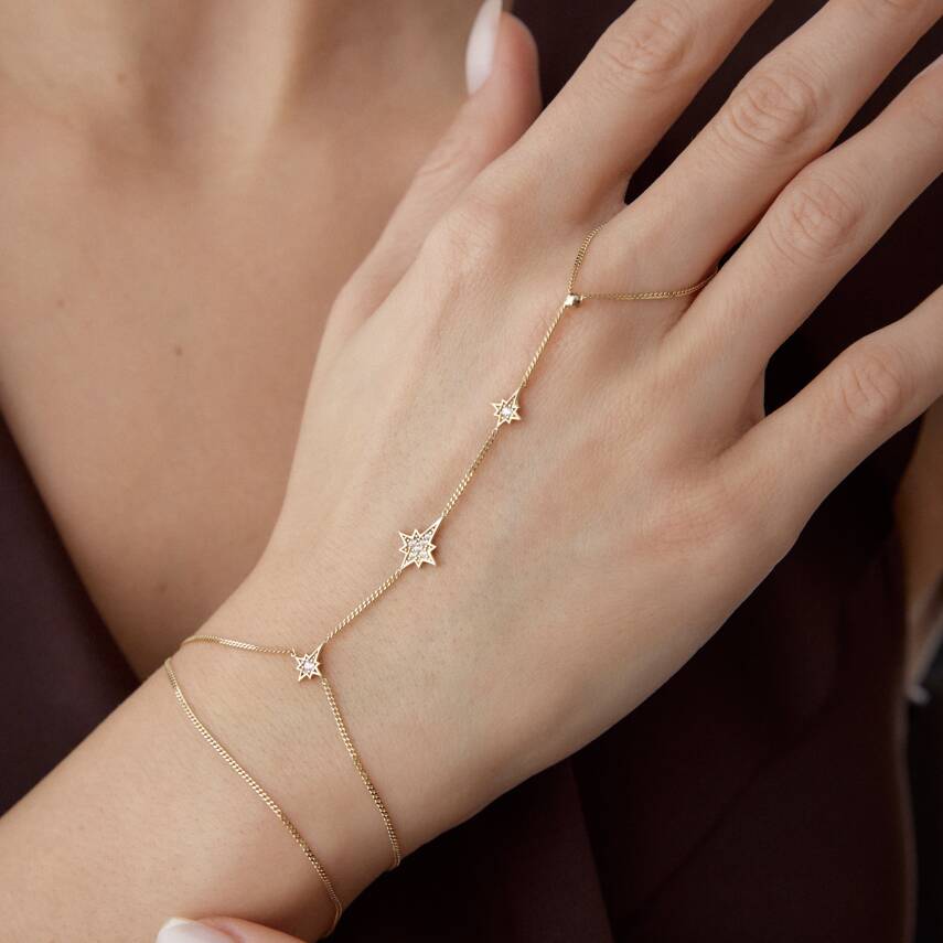 Altın Taşlı Kutup Yıldızı Şahmeran - Semih Haşhaş Kuyumculuk