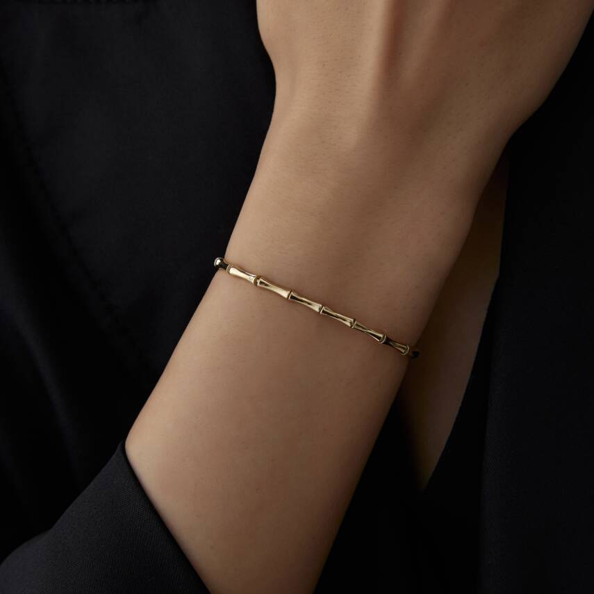 Altın Taşsız Kemik Bileklik - Semih Haşhaş Kuyumculuk (1)