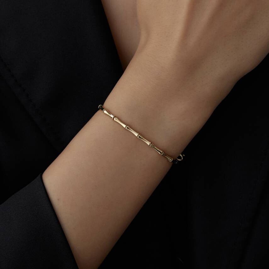 Altın Taşsız Kemik Bileklik - Semih Haşhaş Kuyumculuk