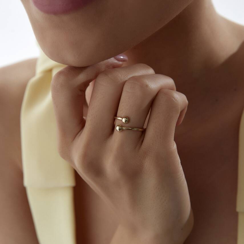 Altın Taşsız Sarmal Yüzük - Semih Haşhaş Kuyumculuk