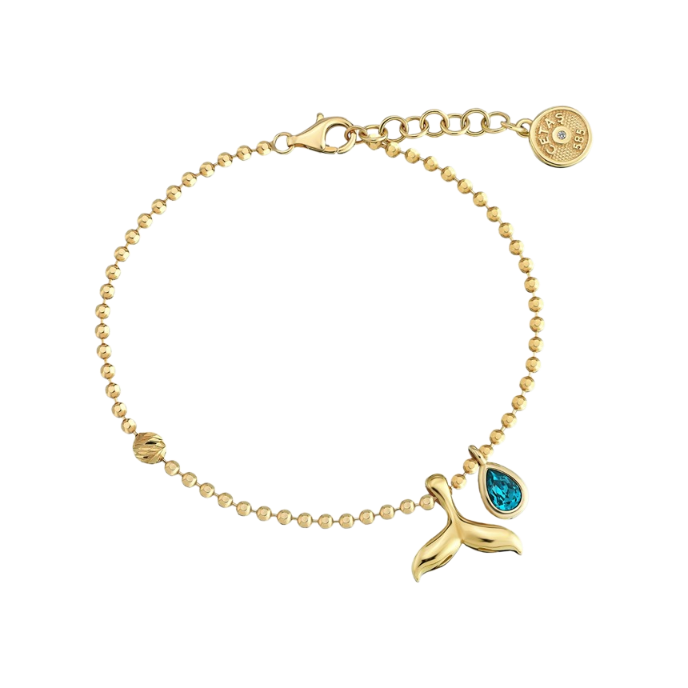 Aqualis Deniz Kızı Altın Cetaş Bileklik - Cetaş 