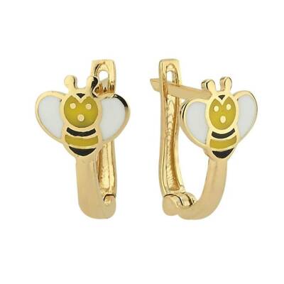 Arı Altın Çocuk Küpesi - 1