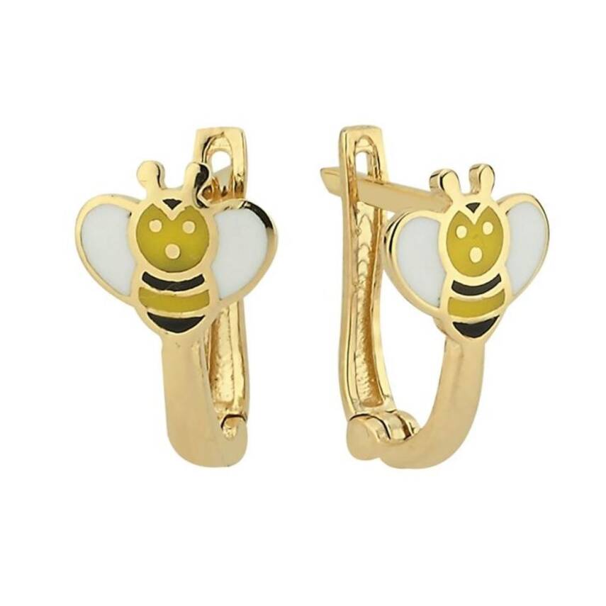 Arı Altın Çocuk Küpesi - Semih Haşhaş Kuyumculuk