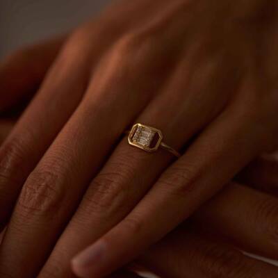 Baget Altın Yüzük - 1