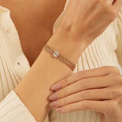 Altın Viyana Rose Baget Bileklik - 2