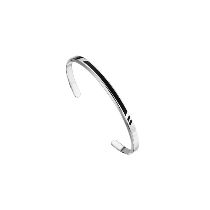 Bay Motto Beyaz Altın Cetaş Kelepçe - Cetaş 