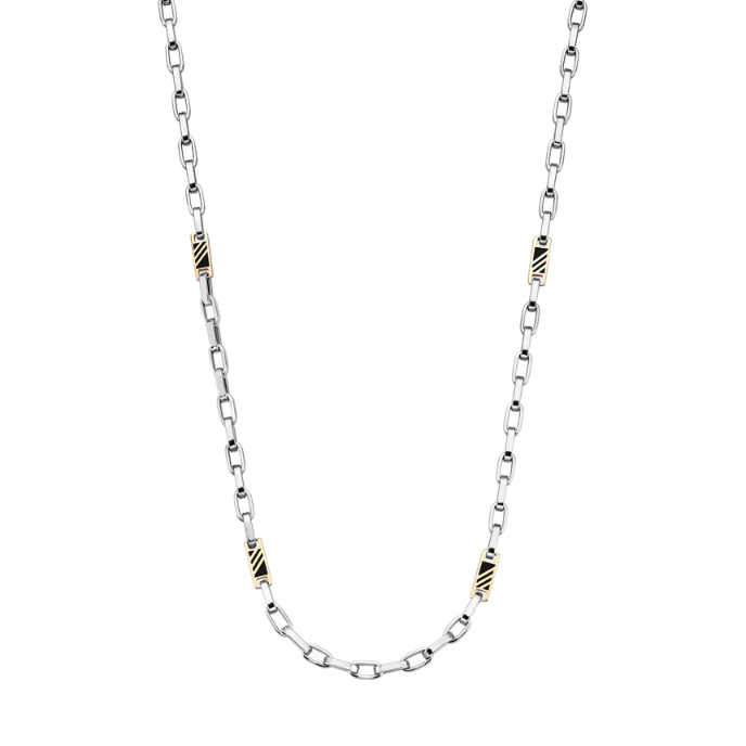 Bay Motto Beyaz Altın Cetaş Zincir Kolye - Cetaş 