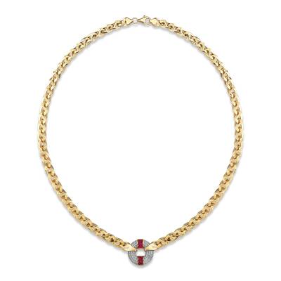 Blush Clasp Altın Kolye - 1