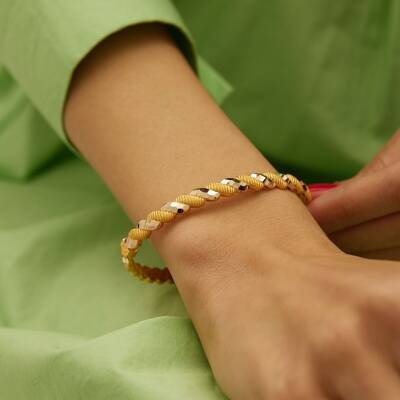 Burma Altın Kelepçe Bilezik - 2