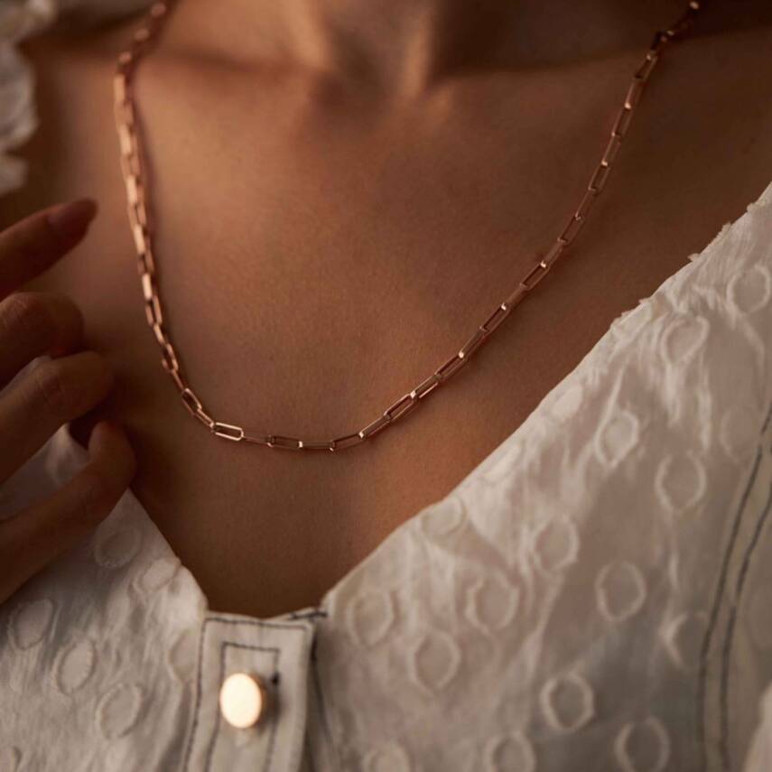 Burma Zincir Altın Kolye - 1