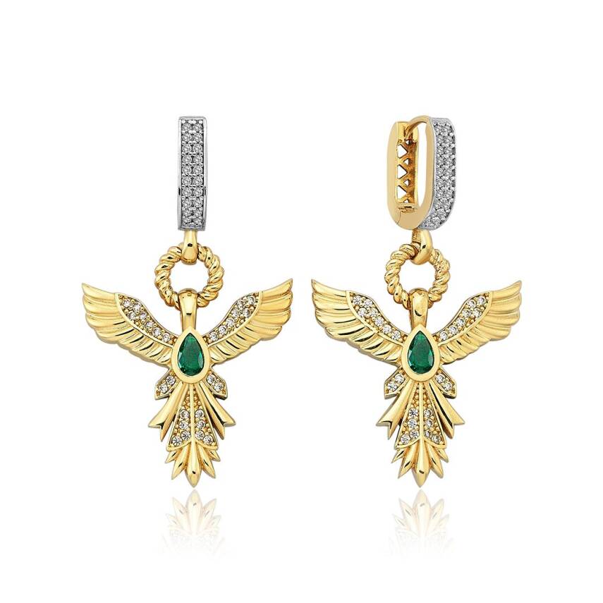 Çağla X Ema Anka Kuşu Küpe - 3