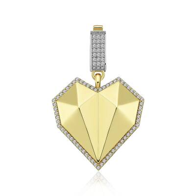 Çağla X Ema Geometrik Kalp Charm - 3