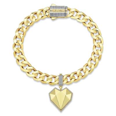 Çağla X Ema Geometrik Kalp Charm - 4